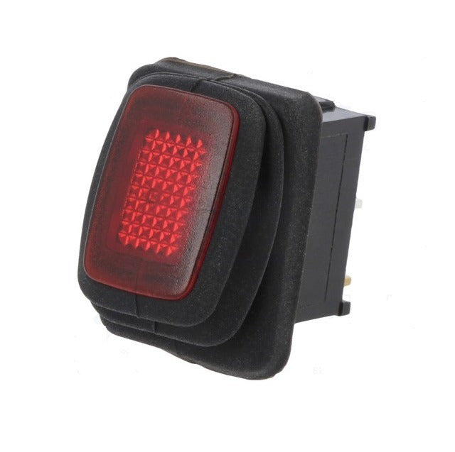 Schakelaar - Rood - 12V - 16A - Verlicht Schakelaar - Rood - 12V - 16A - Verlicht